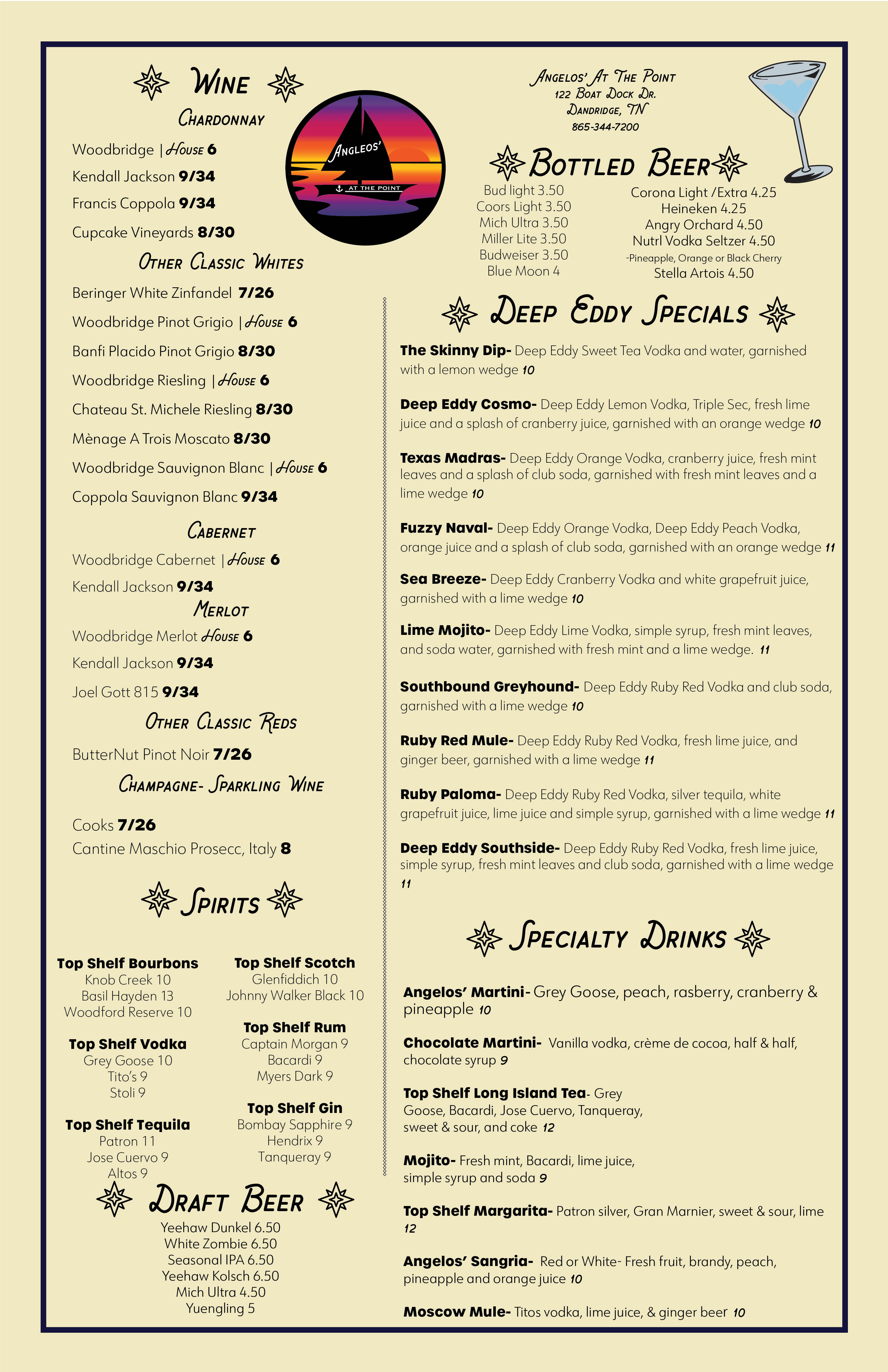 drink list