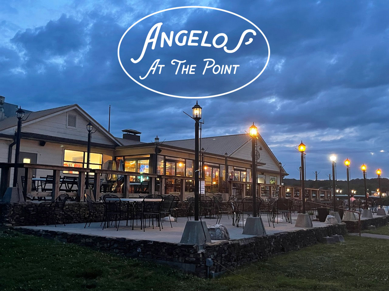 angelos patio on douglas lake in Dandridge, TN